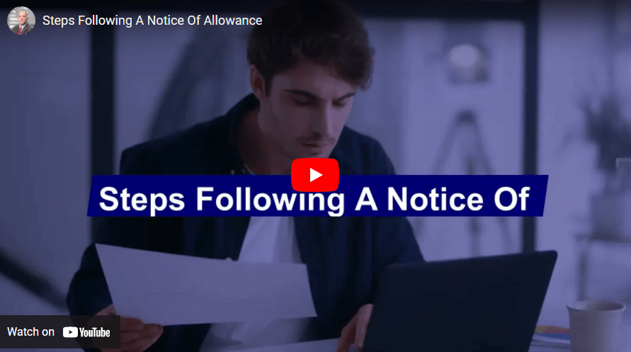 Steps Following A Notice Of Allowance